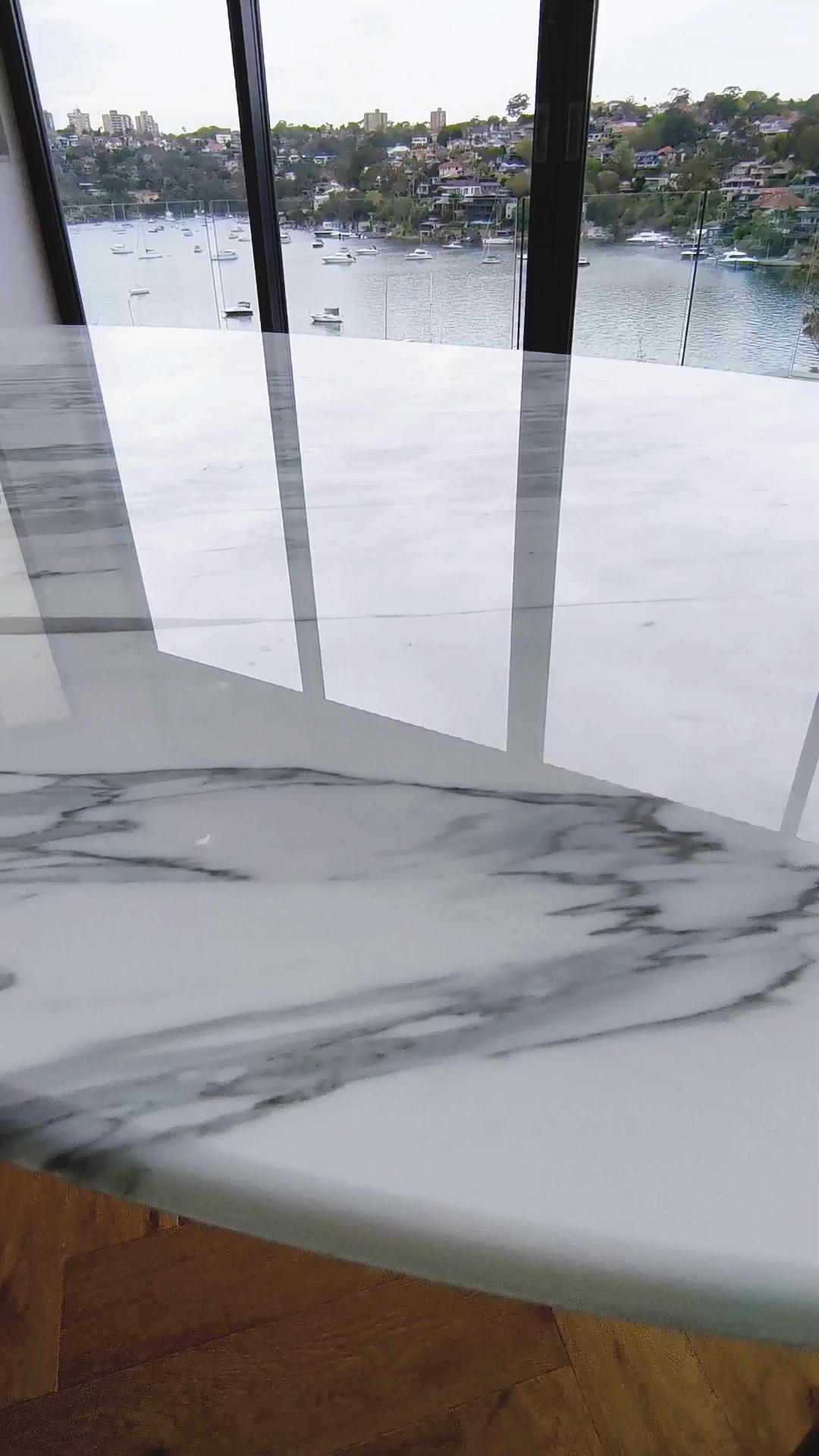 Oval table surface protection preview